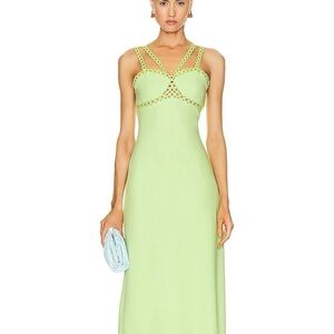 Jonathan Simkhai Light Green Midi Dress